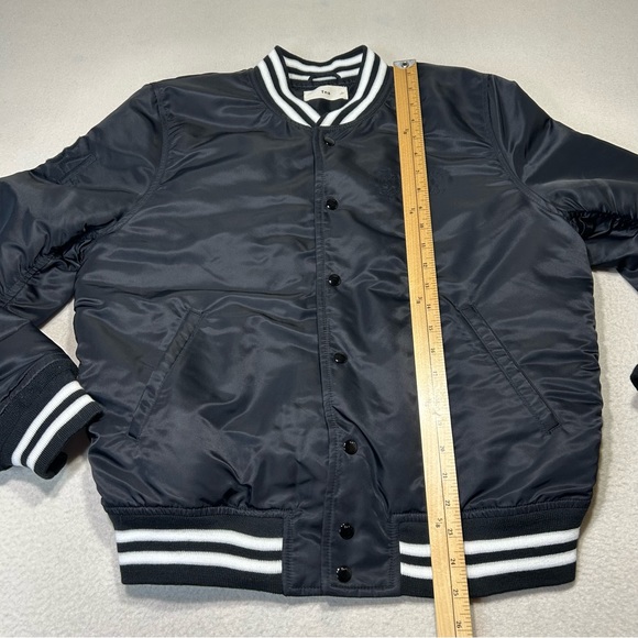 ARITZIA TNA Stadium Jacket Varsity-Inspired Bomber Jacket Black Size L - Picture 14 of 14